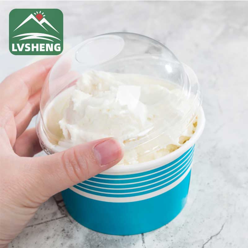 Ikomityi ye-biodegraphing ye-ice cream