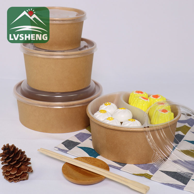 I-Kraft Paper Bowls yokuPakisha ukutya